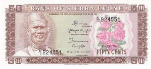 Sierra Leone p4e 50 Cent